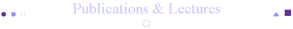 Publications & Lectures